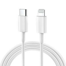 100W 고속충전 C to 라이트닝 20W 고속충전 케이블 아이폰 PD 충전선, 1개, 검정색, 1.5m