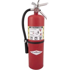 Amerex B456 10 lb. 벽 브래킷이 있는 ABC 건식 화학 다목적 소화기, Amerex B456 10 lb. 벽 브래킷이 있는 A