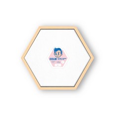 미대오빠 프레임 캔버스 육각 (15 20cm), 15cm, 1개