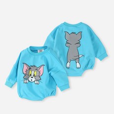 유아 아기 바디슈트 베이비슈트 톰&제리까꿍수트