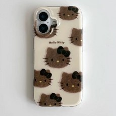 트랜픽 브라운 키티 아이폰케이스