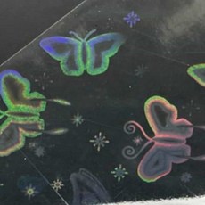 홀로그램 투명손코팅지 A4 나비 OPP코팅지