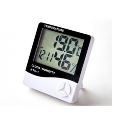 ※兔老爺※現貨快速出貨 多功能濕溫度計 電子液晶 濕度計 溫度計 兩用 溫溼度計 附電池 觀察寵物環境必備, 1個