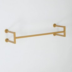 디스플레이 행거 옷걸이 랙 옷가게 드레스룸, 골드 120cm