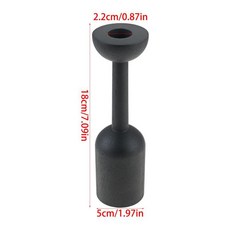 블랙 캔들 홀더 촛대 침실 축제 생일 홈 인테리어, 4. Size M, 기본