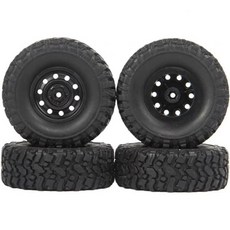 RC 타이어 장난감 모델 MN용 D90 99S용 MN90 91 98 WPL용 C14 24 241 34용 B14 36용 카 업그레이드 부품 4개 65mm 휠, RC 타이어 장난감 모델 MN용 D90 99S용 MN9