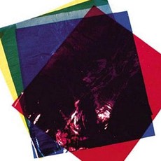 프린스 셀로판지 교재용 5색상입 초록 투명 노랑 빨강 파랑