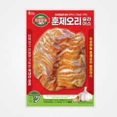 롯데 의성마늘 훈제오리 슬라이스, 6개, 400g