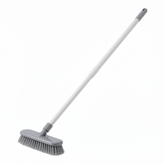 허리편한 83.2cm 스틸 긴자루 욕실 화장실 바닥 타일 틈새 청소솔 와이드 롱 브러쉬, 1개, 신축금