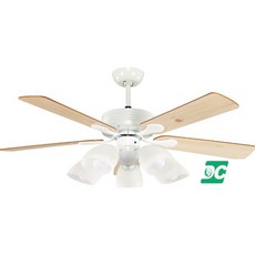 （修一）穩帝士 吊扇52吋 原木白 紅古 古銅 DC吊扇燈 直流變頻 【遙控】含燈具 台灣製造