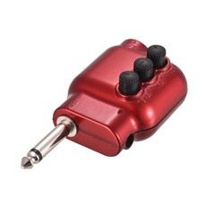 일렉기타헤드폰앰프 기타 미니 헤드폰 프리 앰프 플러그베이스 트레블 EQ 볼륨 컨트롤 어쿠스틱 액세서리, 1개