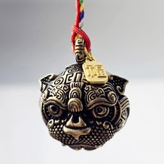 시험 수능 합격 재물 금전 풍수 케데헌 오색실 복 해태 벽사 방울 P099, 1개