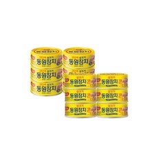 동원 동원맛참 마요참기름 135g x 6캔, 라이트스탠다드 참치 85g x 6캔 + 콘참치 85g
