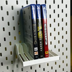 IKEA SKÅDIS 洞洞板壁板配件，PS4/PS5遊戲片收納架，壁掛式設計節省空間，打造整潔有序的遊戲空間, 粉紅(Skadis新色）, 1個