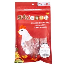 雞老大 狗零食 Q韌耐咬雞胸肉條 100%新鮮雞肉製成 無鹽低脂, 100g, 1包