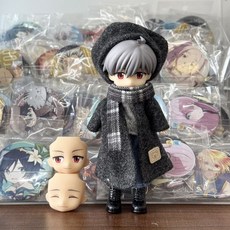 OB11 綾波麗 可動人偶 EVA 系列 可換裝飾品, 1個, 渚薰（頭+身體+衣服+替換臉）