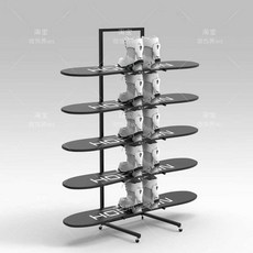 행거 스노보드 스키보관대 스탠드 스노 선반 진열대 수집 정리대 보관대 걸이, 03. 흰색 3단 기본 (50x50x105)