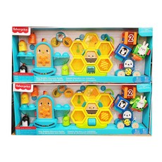 피셔프라이스 동물친구들 감각 발달놀이 세트, 혼합색상, 1개