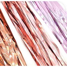 많이많이02 파티 꾸미기 커튼 코랄 생일파티