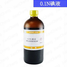 【建昌儀器】碘液 0.1N 500ml 碘溶液 (不可用於食品、醫療), 1個, 碘液0.1N-500ml (超取限7瓶)
