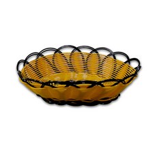 비스 다용도 상추 바구니-H 채반 소쿠리 야채바구니, 1개, 황토색