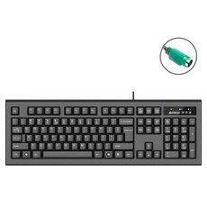 에이포테크 KR-85 104키 유선 키보드, 제조사축, PS2 인터페이스, 블랙