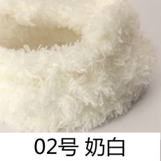 모루인형 트위스트 스틱 수제 diy 재료 패키지, 02호 밀크화이트 15mmx1m 트위스팅 스틱, 1개