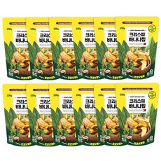 크리스피 바나나칩 2~12세트 / 코코넛오일 튀김 / 바삭한 수입과자 / 건강간식 / 스낵1번지 공식, 12개, 100g