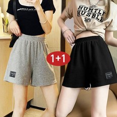1+1 여성 반바지 트레이닝 여자
