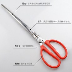 BO雜貨 台灣現貨60CM 直口 鰻魚螃蟹龍蝦夾 黃鱔夾 不銹鋼加長抓蛇鉤 萬用夾 垃圾夾, 1個