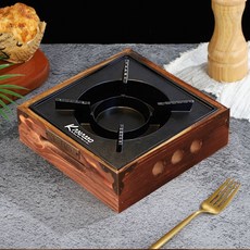 사각 일본식 화로 우드워머 미니화로 가정용화로 캠핑화로 1인용화로, 1개, 01. 사각 우드워머 중형