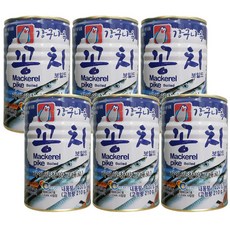 강구나루 꽁치통조림 400g, 6개