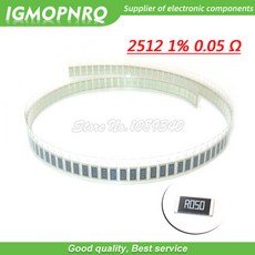50PCS 2512 SMD 저항 1% 1W 0.05R 0.05 ohm 50mR R050 IGMOPNRQ