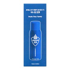 애니원 119 스프레이 소화기 390g, 1개, 클래식 블루
