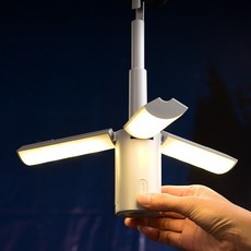 다용도 LED 접이식 캠핑 랜턴, 그레이, 1개