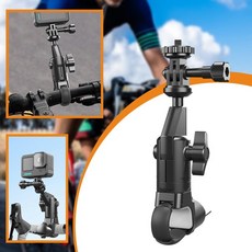 오토바이 액션 카메라 마운트 360도 회전 가능한 견고한 카메라 마운트 클립