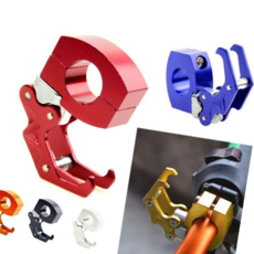 오토바이 22mm 봉지걸이 헬멧걸이 후크 가방걸이, 블랙