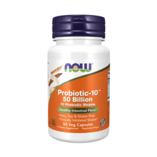 NOW Foods 500億益生菌複合素食膠囊, 50顆, 1罐