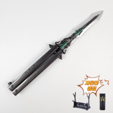 올인몰 사신 발리송 3종 트레이너 버터플라이나이프 나비칼 카람빗, 현무, 1개