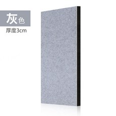 約翰家庭百貨 毛氈隔音壁貼, 1個, 3cm灰