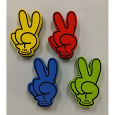 【利多文具】剪刀造型磁鐵板擦, 藍, 藍