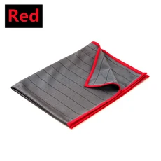 다기능 탄소 섬유 타올 극세사 천 세차 주방 식기 세척 도구 신제품, Red, 4PCS