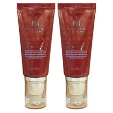 미샤 M 퍼펙트 커버 비비크림, 23호 자연스러운베이지, 50ml, 2개