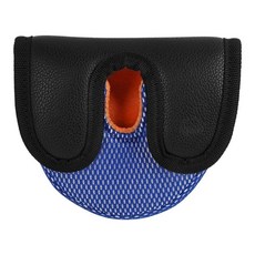 Andux 골드 PU 퍼터 커버 골프 헤드 센터 샤프트 MT/TG34용 (블랙/핑크) 131523 9049098600, 블랙/블루 Andux 131523 9049098600