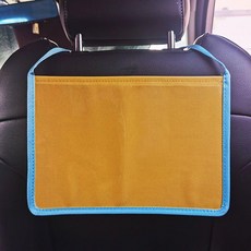 GoGo Mantle 汽車座椅收納袋 拎包款太空兔, 1個, 觸屏袋大號黃色