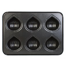 국산 밤틀6구 밤팬 (D양) 버터떡 밤모양틀 미니오븐, 1개