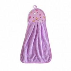 극세사 주방 핸드 타월 손걸레 물기제거행주 주방행주 손타올 핸드타월 미니수건 주방수건 작은수건 주방걸, 1개, 퍼플