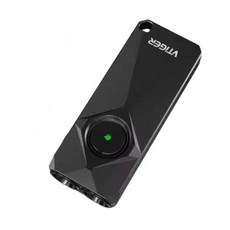 電筒王 VTIGER K1 800流明 磁吸手電筒 金屬抱夾 底部磁吸 TYPE-C充電 鑰匙圈, 1個, 啞光黑, 啞光黑