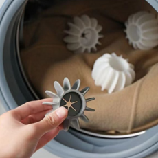 세탁 볼 엉킴방지 빨래 실리콘 실리콘 세탁 볼 옷감 구김 잔여물 헹굼 보조 세제, 그레이