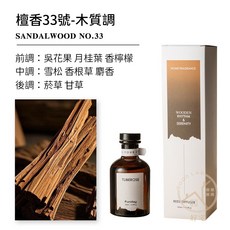 Funday 無火香薰擴香瓶, 1個, Ｂ檀香33號 擴香瓶（W0162）